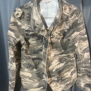 JJ Winter JJ Basics Bling Army Jacket